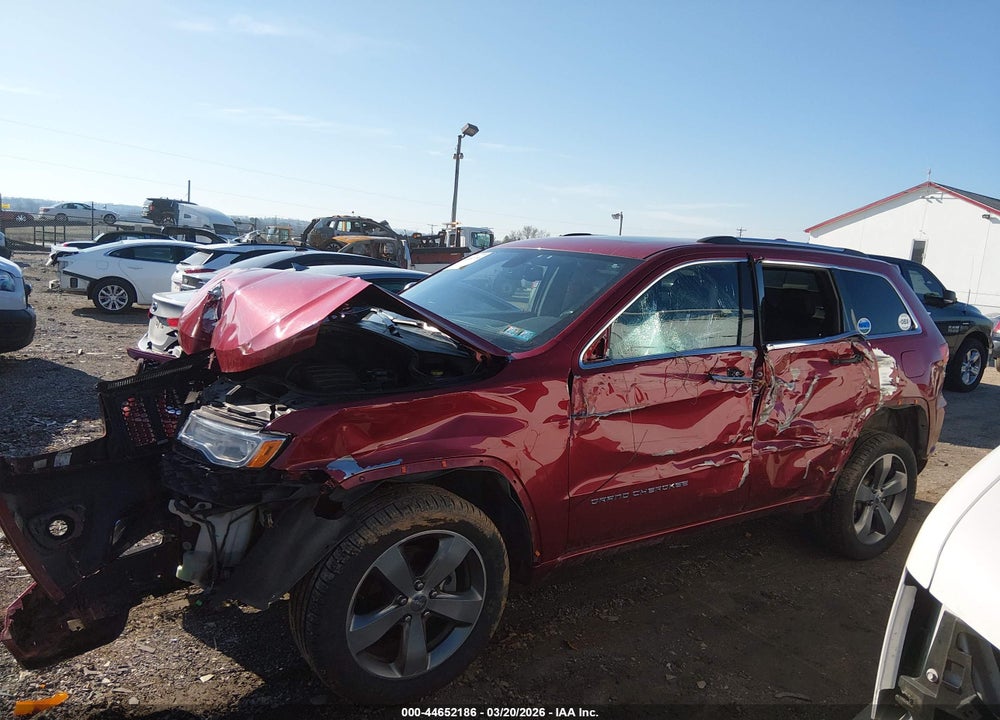 2014 JEEP GRAND CHEROKEE OVERLAND VIN: 1C4RJFCG8EC474378