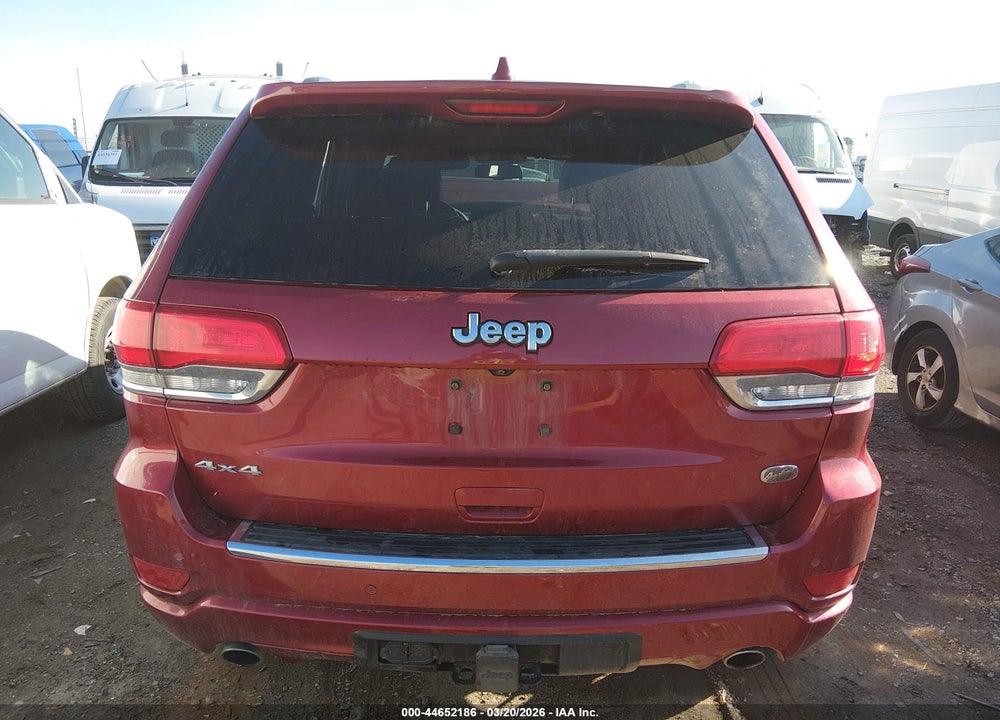 2014 JEEP GRAND CHEROKEE OVERLAND VIN: 1C4RJFCG8EC474378