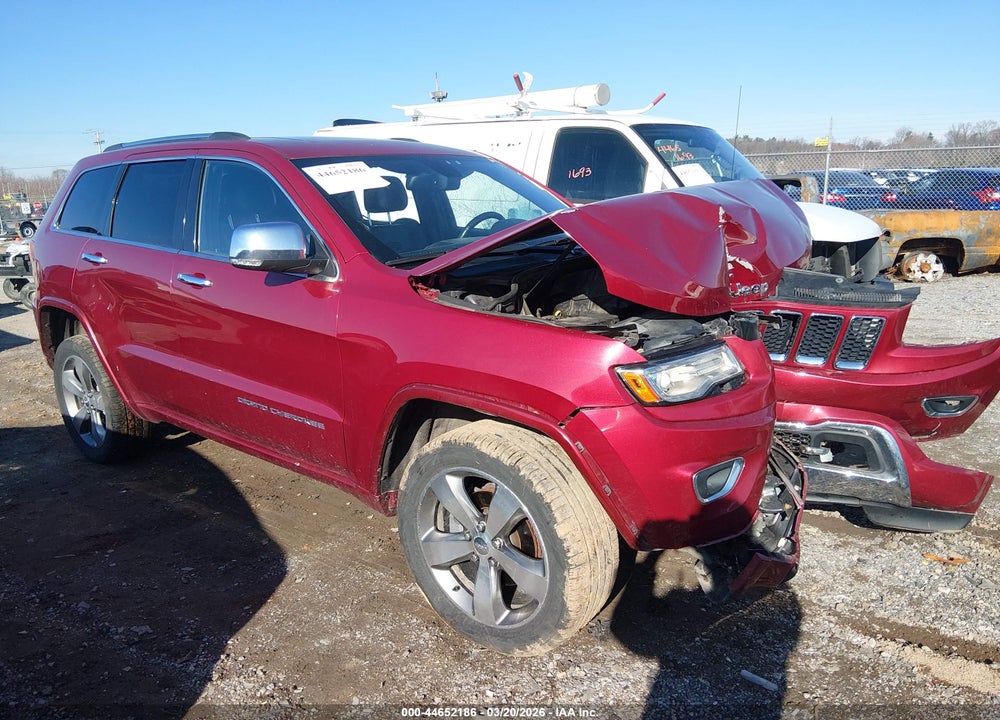 2014 JEEP GRAND CHEROKEE OVERLAND VIN: 1C4RJFCG8EC474378