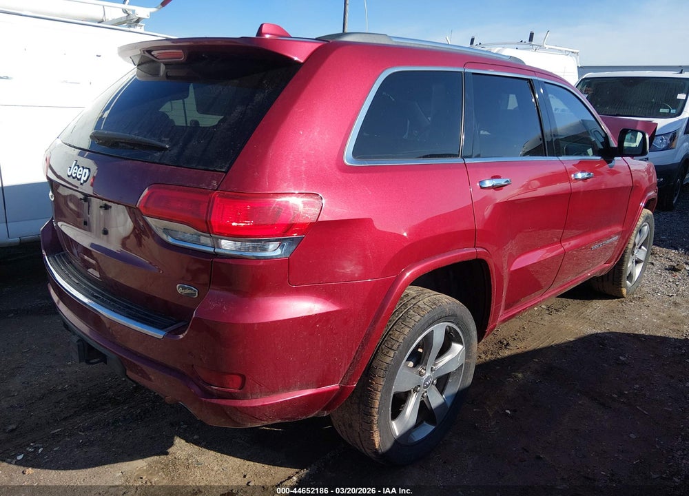 2014 JEEP GRAND CHEROKEE OVERLAND VIN: 1C4RJFCG8EC474378
