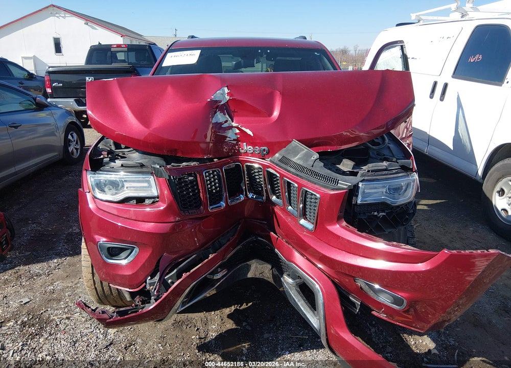 2014 JEEP GRAND CHEROKEE OVERLAND VIN: 1C4RJFCG8EC474378