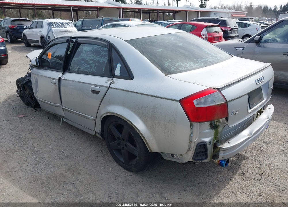2002 AUDI A4 1.8T VIN: WAULC68E52A313482