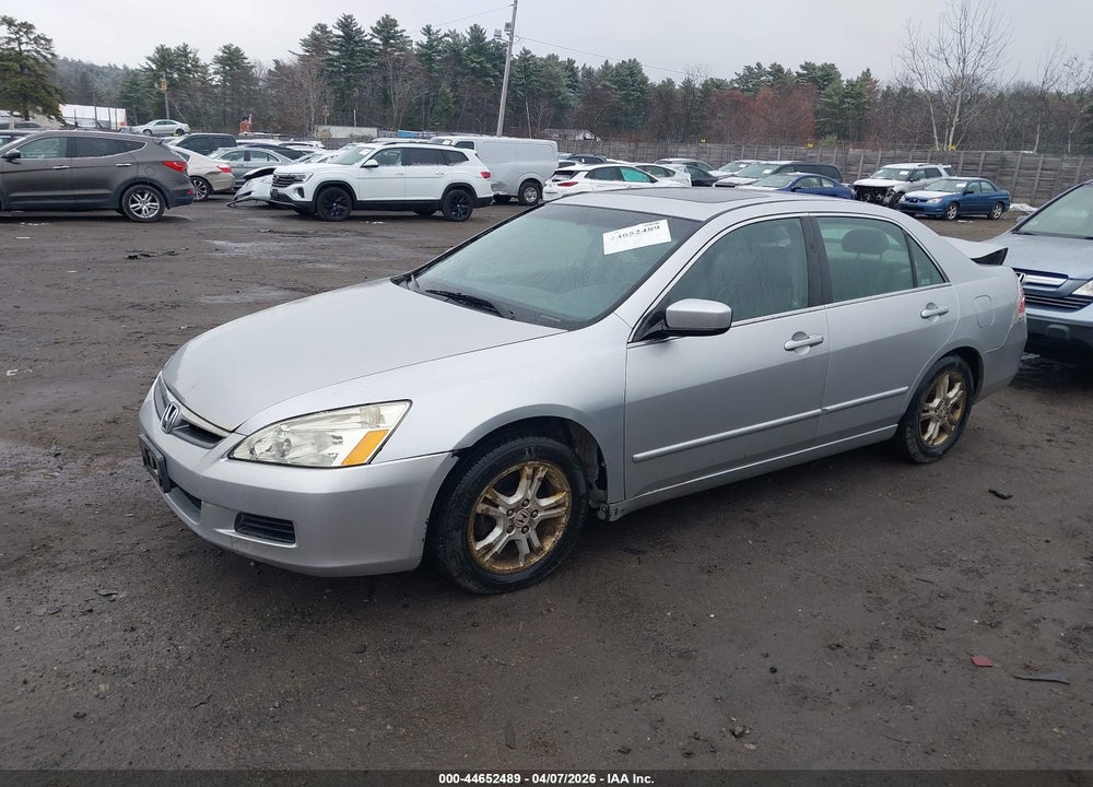 2007 HONDA ACCORD 2.4 EX VIN: 1HGCM568X7A016451