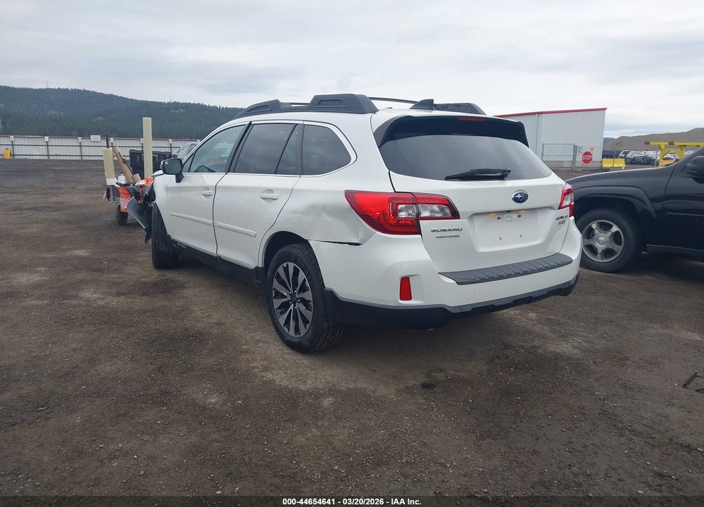 2016 SUBARU OUTBACK 2.5I LIMITED VIN: 4S4BSALC4G3324250