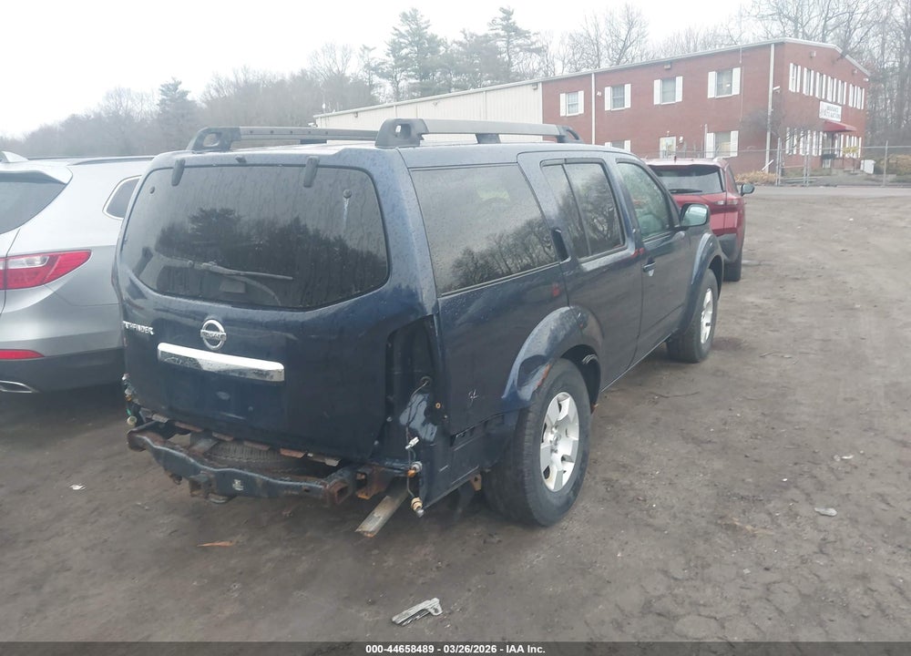 2010 NISSAN PATHFINDER S VIN: 5N1AR1NB0AC625231