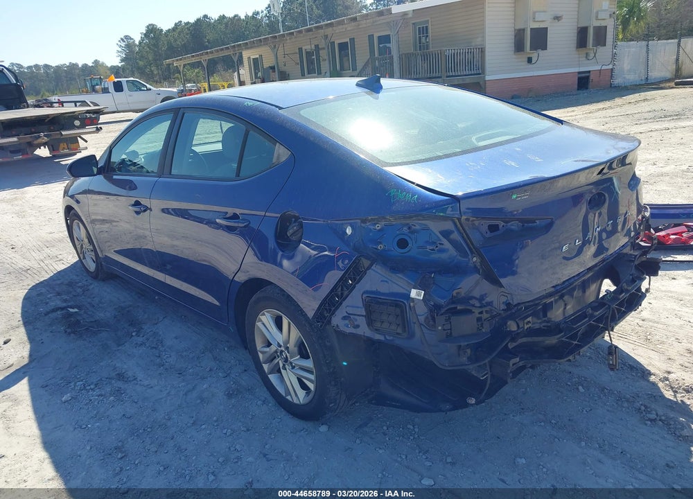 2019 HYUNDAI ELANTRA SEL VIN: 5NPD84LF8KH407636