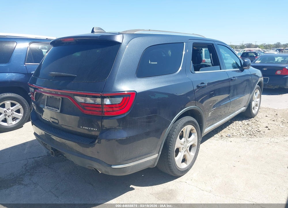 2014 DODGE DURANGO LIMITED VIN: 1C4RDHDG4EC592462