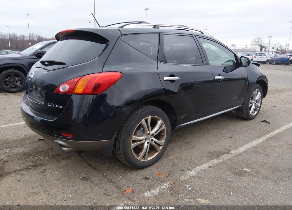 2010 NISSAN MURANO LE VIN: JN8AZ1MW7AW110688