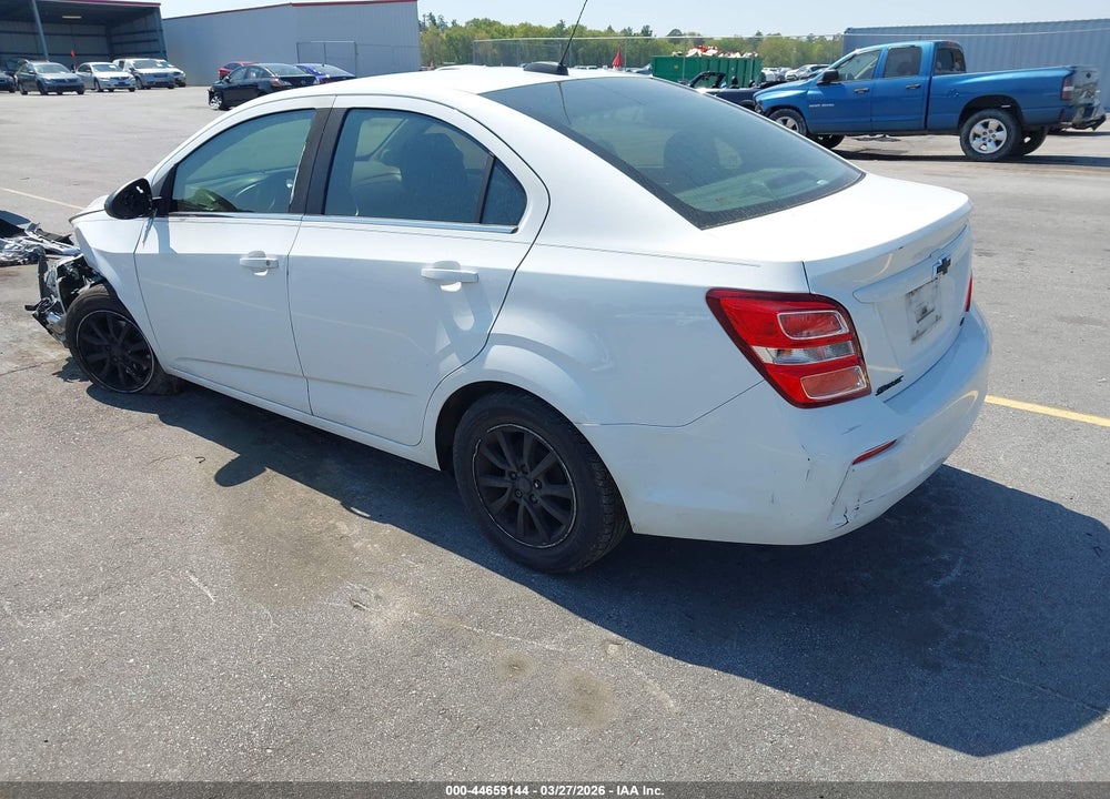 2017 CHEVROLET SONIC LT AUTO VIN: 1G1JD5SH6H4132170