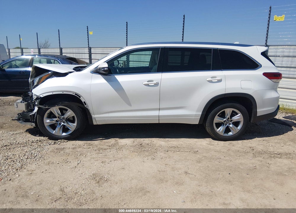 2017 TOYOTA HIGHLANDER LIMITED VIN: 5TDYZRFH8HS197194