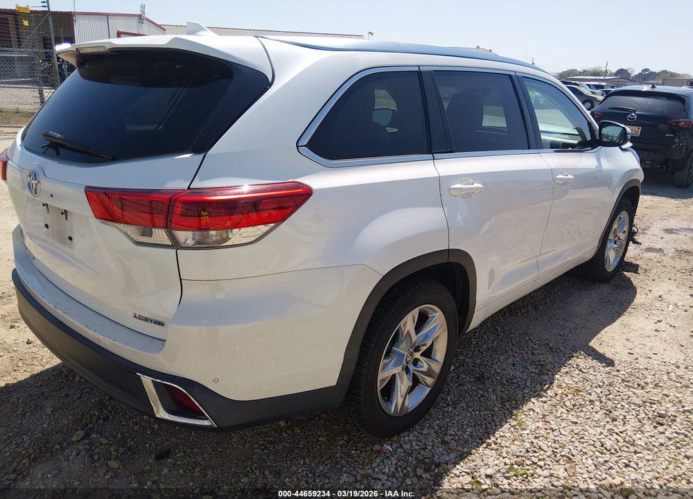 2017 TOYOTA HIGHLANDER LIMITED VIN: 5TDYZRFH8HS197194