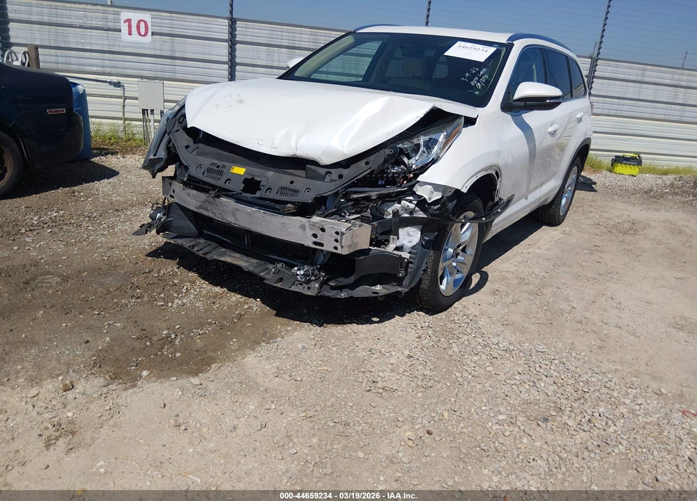 2017 TOYOTA HIGHLANDER LIMITED VIN: 5TDYZRFH8HS197194