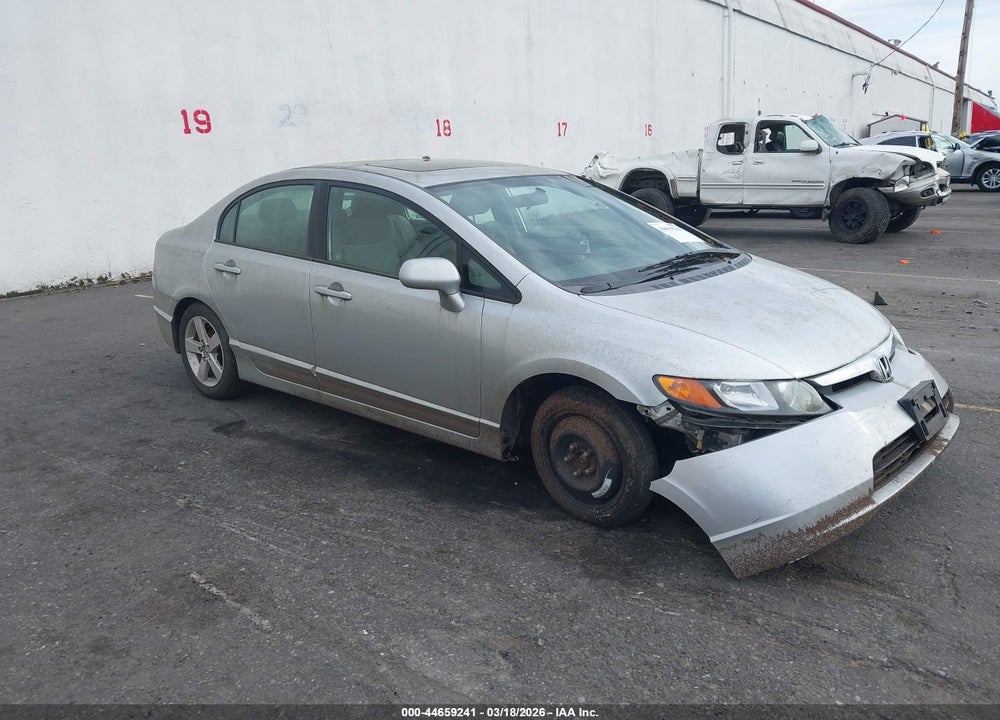 2006 HONDA CIVIC EX VIN: 1HGFA15876L076707