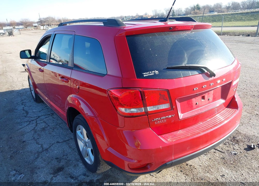 2012 DODGE JOURNEY SXT VIN: 3C4PDCBG4CT368493