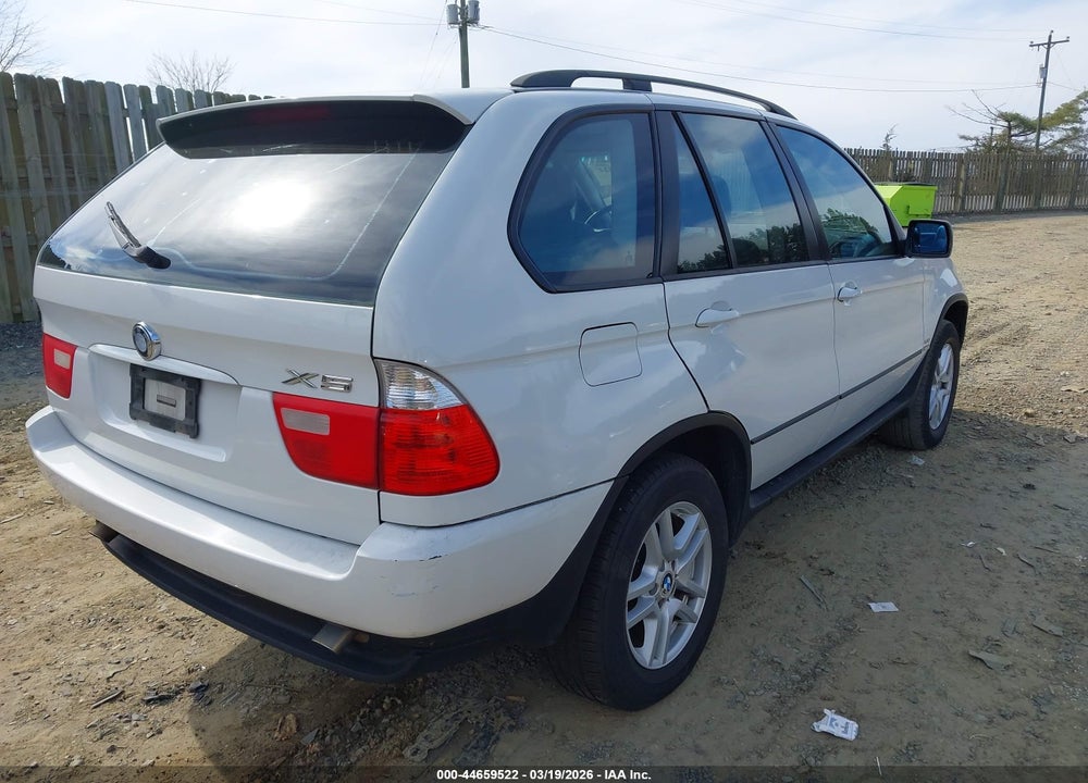 2005 BMW X5 3.0I VIN: 5UXFA13515LY20595