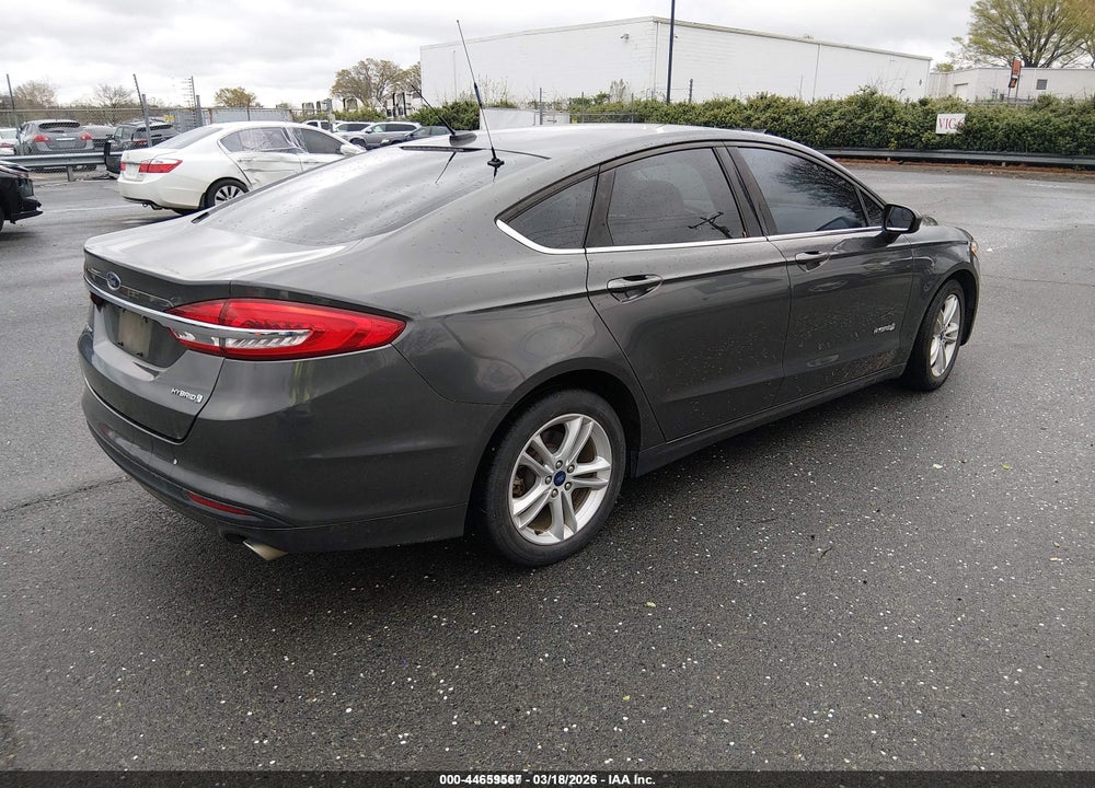 2018 FORD FUSION HYBRID S VIN: 3FA6P0UU9JR282018