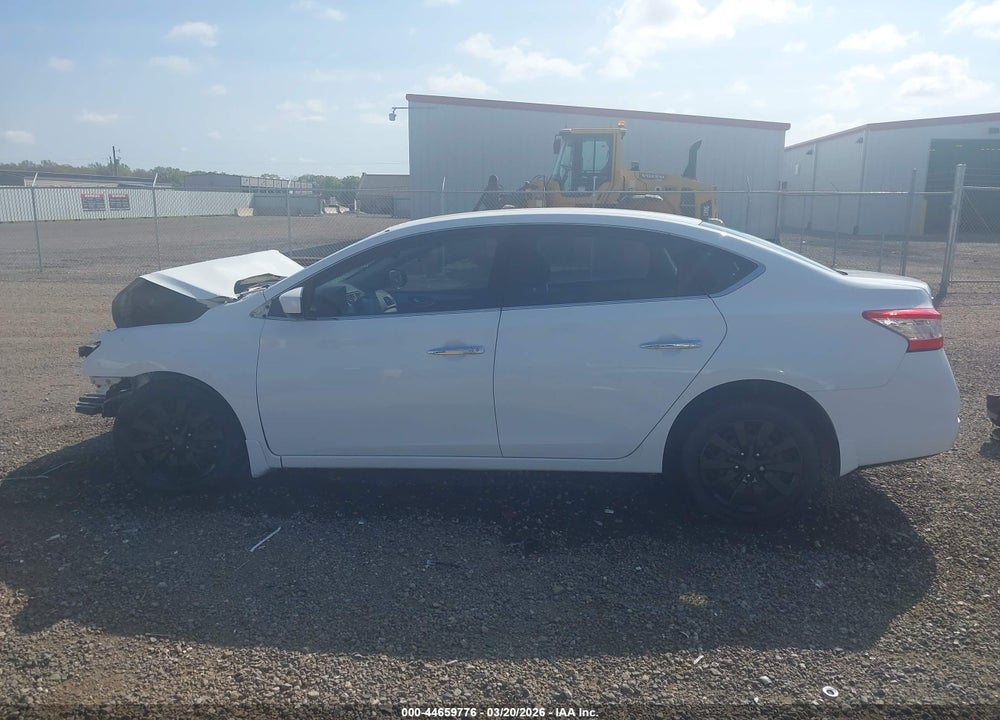 2015 NISSAN SENTRA S VIN: 3N1AB7APXFY297833