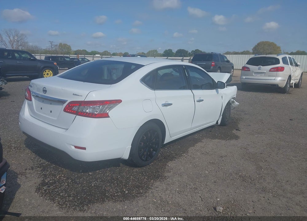2015 NISSAN SENTRA S VIN: 3N1AB7APXFY297833
