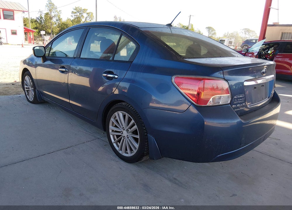2012 SUBARU IMPREZA 2.0I LIMITED VIN: JF1GJAG67CH002898