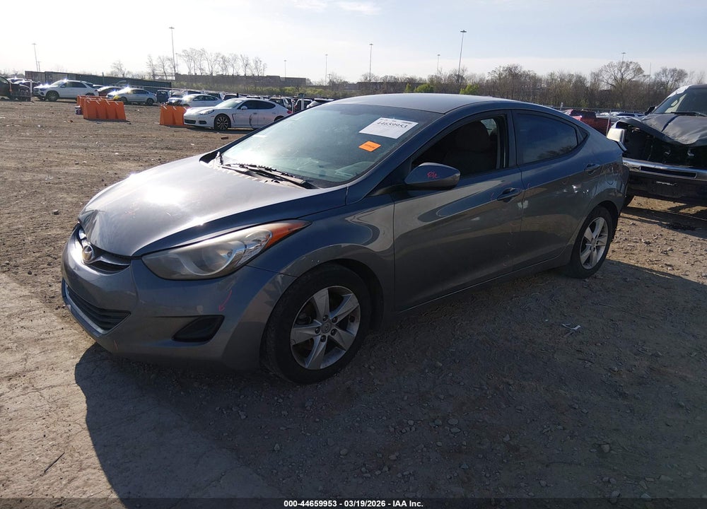 2013 HYUNDAI ELANTRA GLS VIN: 5NPDH4AE1DH361273