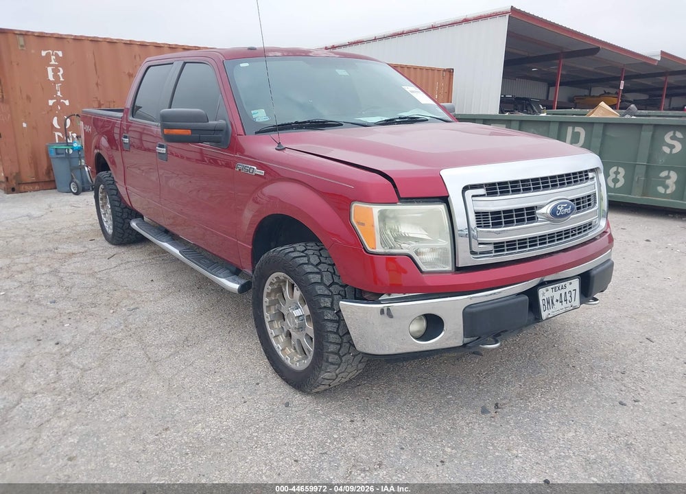 2013 FORD F-150 XLT VIN: 1FTFW1EFXDKD22795