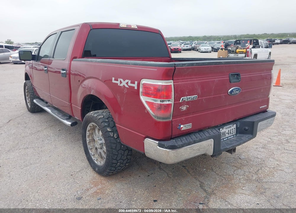 2013 FORD F-150 XLT VIN: 1FTFW1EFXDKD22795