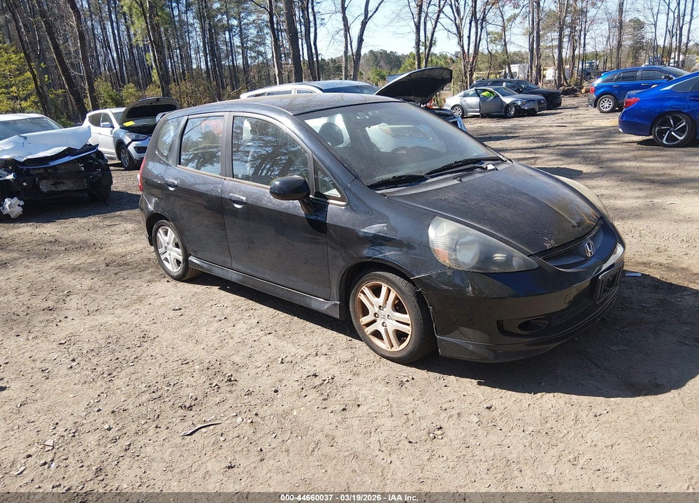 2008 HONDA FIT SPORT VIN: JHMGD38638S028788