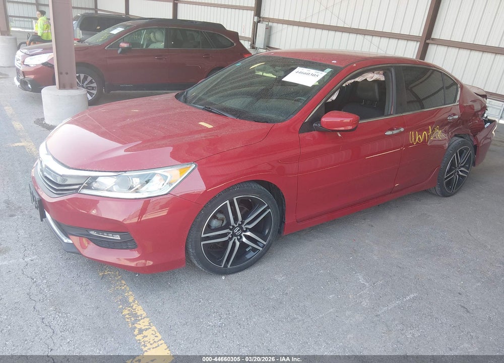 2016 HONDA ACCORD SPORT VIN: 1HGCR2F55GA077289