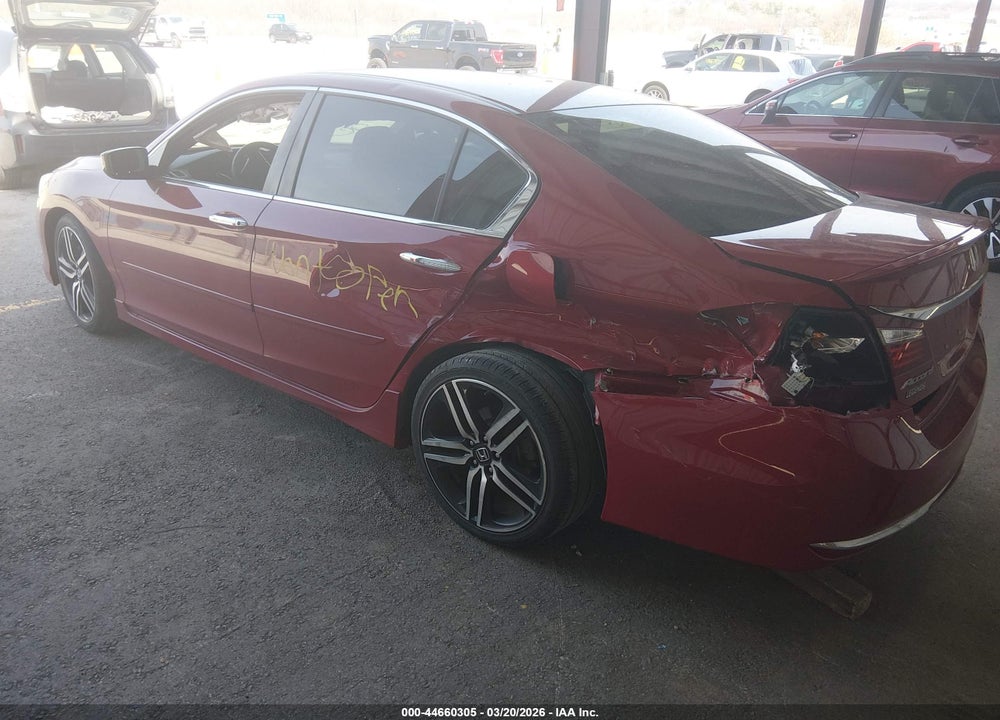2016 HONDA ACCORD SPORT VIN: 1HGCR2F55GA077289