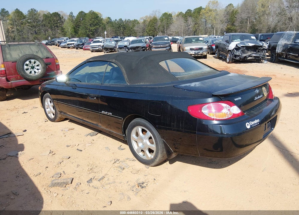 2002 TOYOTA CAMRY SOLARA SLE V6 VIN: 2T1FF28P82C595453