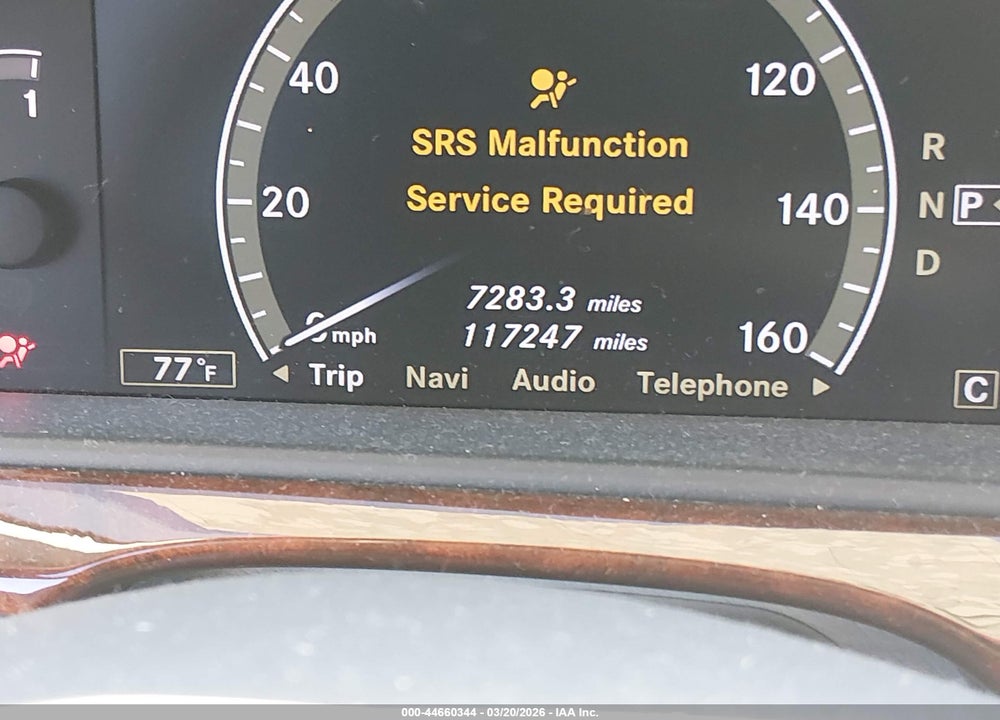 2010 MERCEDES-BENZ S 550 VIN: WDDNG7BB7AA342734