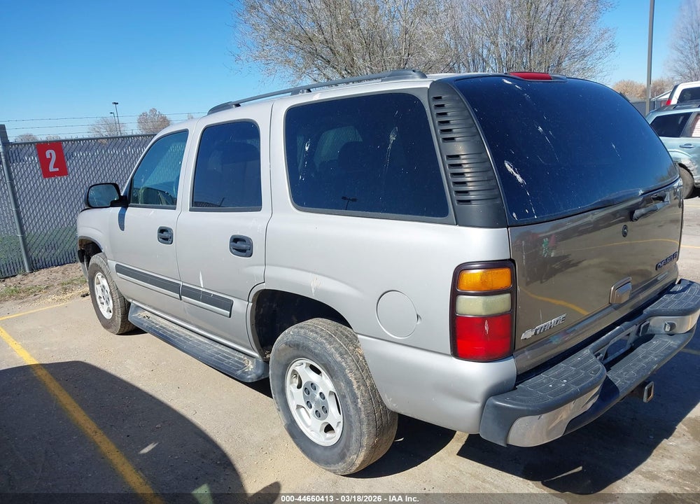 2005 CHEVROLET TAHOE LS VIN: 1GNEK13T65J257202