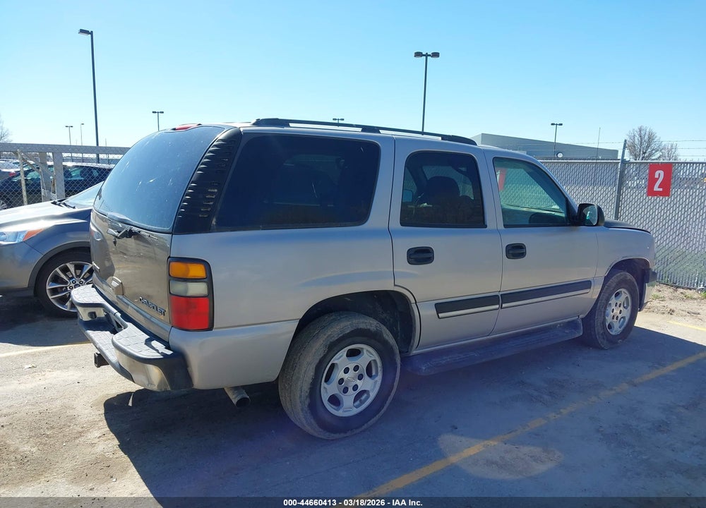2005 CHEVROLET TAHOE LS VIN: 1GNEK13T65J257202