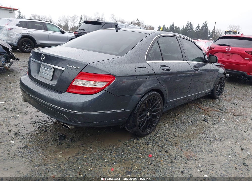 2009 MERCEDES-BENZ C 300 LUXURY 4MATIC VIN: WDDGF81XX9F240776