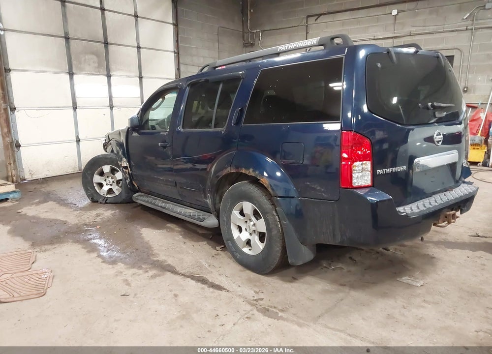 2007 NISSAN PATHFINDER SE VIN: 5N1AR18W67C600406