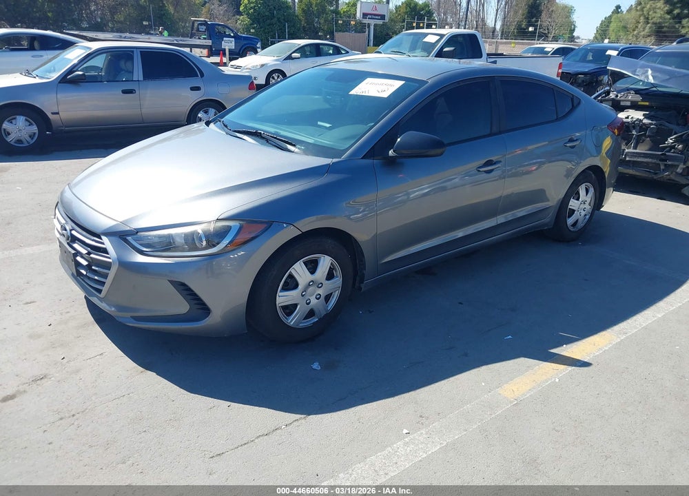 2017 HYUNDAI ELANTRA SE VIN: KMHD74LF8HU087506