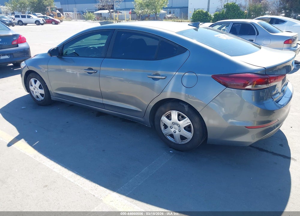 2017 HYUNDAI ELANTRA SE VIN: KMHD74LF8HU087506