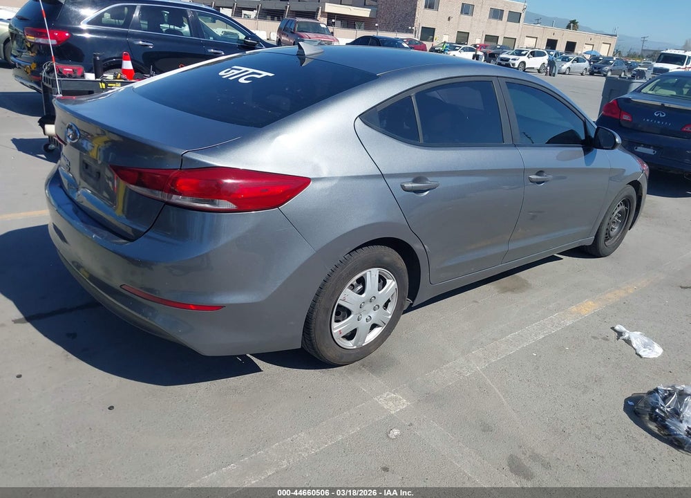 2017 HYUNDAI ELANTRA SE VIN: KMHD74LF8HU087506