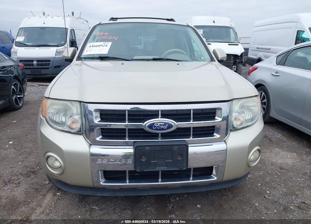 2011 FORD ESCAPE LIMITED VIN: 1FMCU9E7XBKA18861
