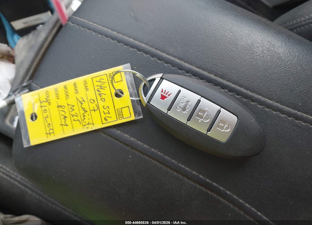 2007 INFINITI M35 VIN: JNKAY01E77M310204