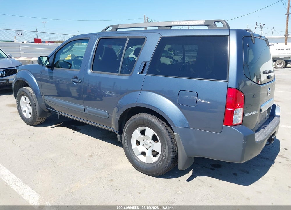 2007 NISSAN PATHFINDER S VIN: 5N1AR18U57C619396