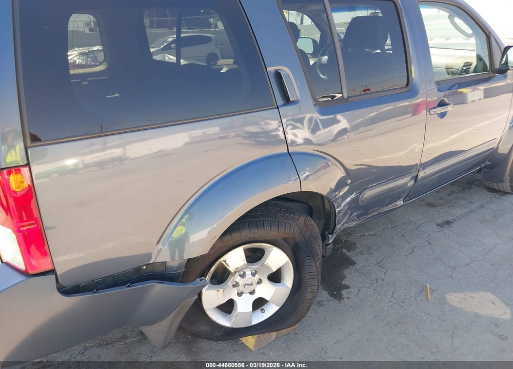 2007 NISSAN PATHFINDER S VIN: 5N1AR18U57C619396