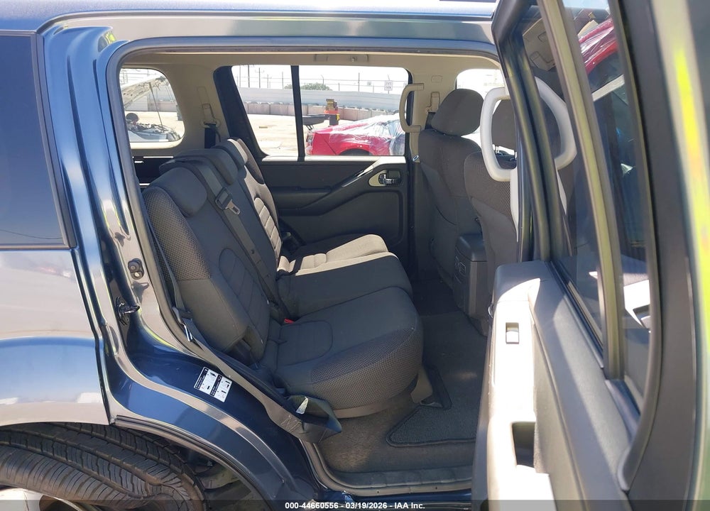 2007 NISSAN PATHFINDER S VIN: 5N1AR18U57C619396
