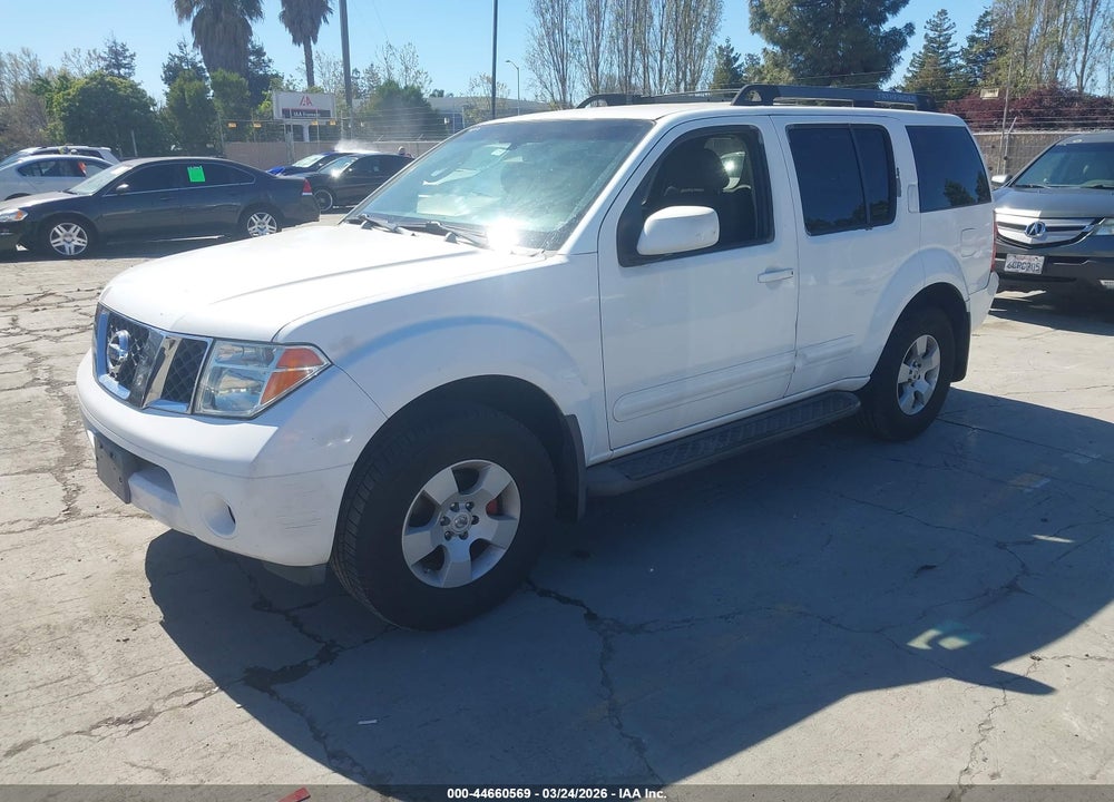 2006 NISSAN PATHFINDER SE VIN: 5N1AR18W76C623093