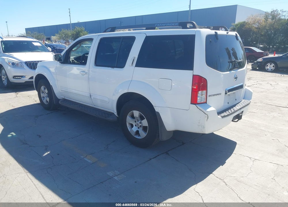 2006 NISSAN PATHFINDER SE VIN: 5N1AR18W76C623093
