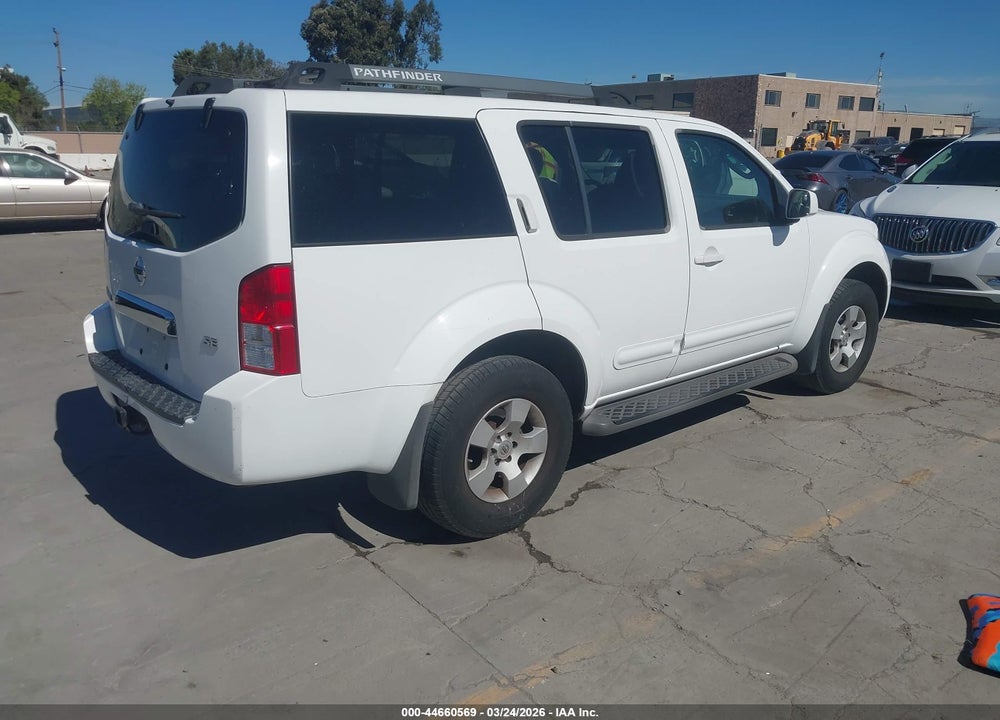 2006 NISSAN PATHFINDER SE VIN: 5N1AR18W76C623093