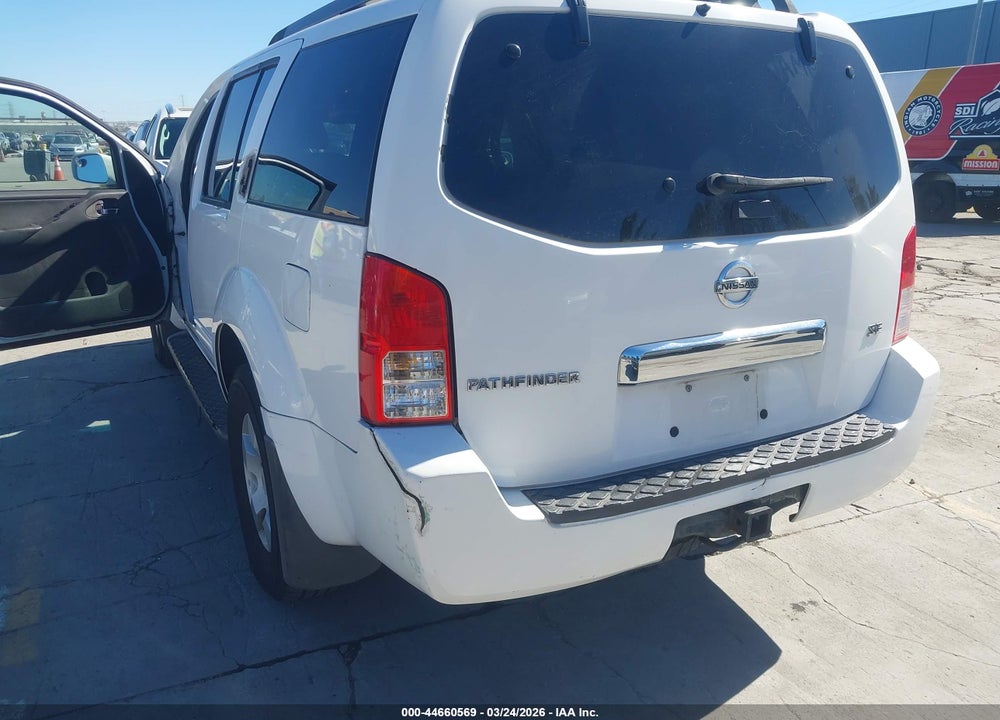 2006 NISSAN PATHFINDER SE VIN: 5N1AR18W76C623093