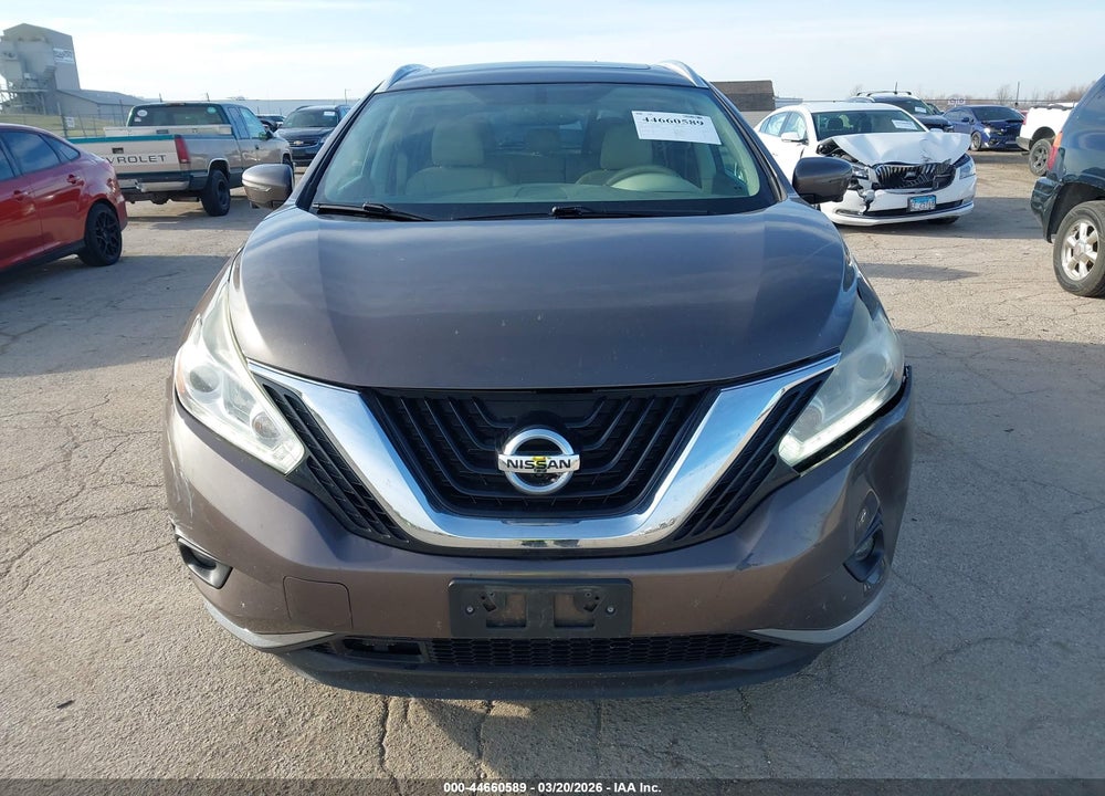 2015 NISSAN MURANO PLATINUM VIN: 5N1AZ2MH5FN287445