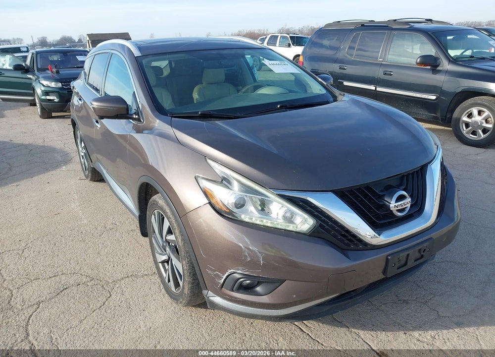 2015 NISSAN MURANO PLATINUM VIN: 5N1AZ2MH5FN287445