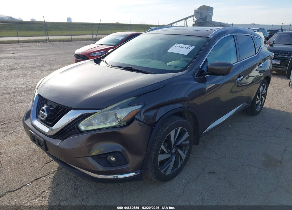 2015 NISSAN MURANO PLATINUM VIN: 5N1AZ2MH5FN287445